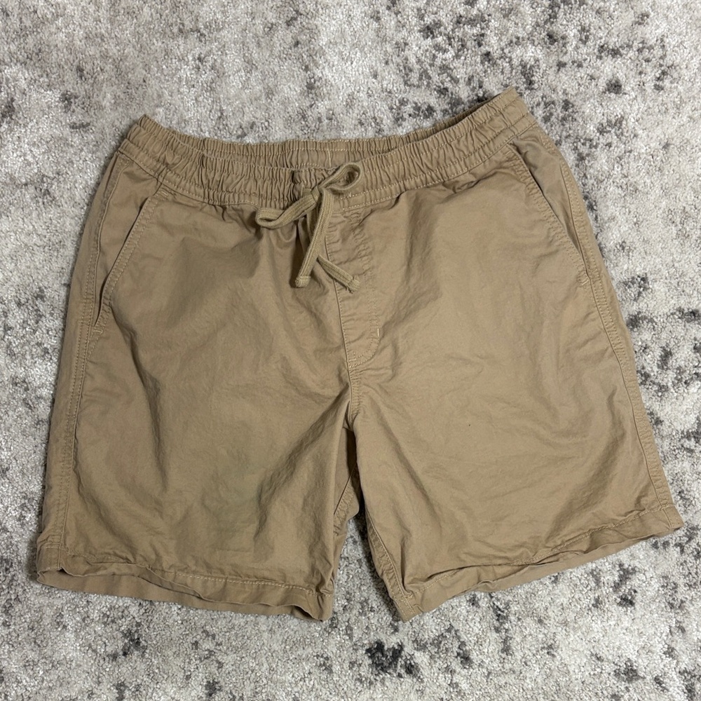Vans Men's Tan Flat Front Shorts